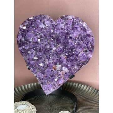 Ametyst kæmpe hjerte - 10.5 kg - Ametyst - GodKarmaShop