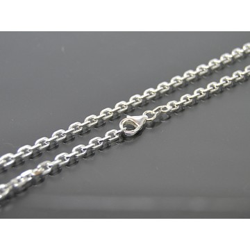 Anker Halskæde i sølv 45cm - Halskæder - GodKarmaShop