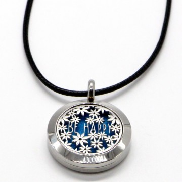 Be Happy Aromaterapi halskæde - Aromaterapi smykker - GodKarmaShop