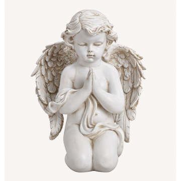 Bedende stor engel 27cm - Engle figurer - GodKarmaShop
