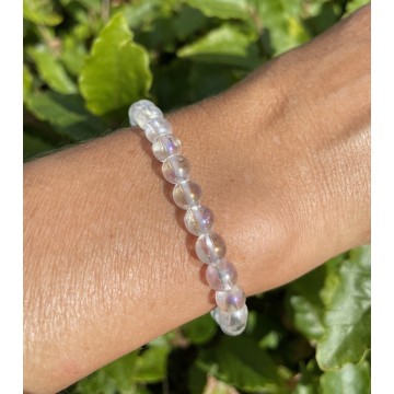 Bjergkrystal armbånd 8 mm - Bjergkrystal - GodKarmaShop