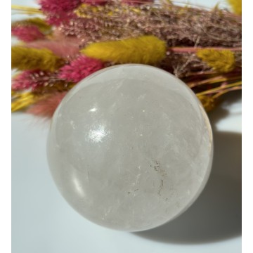 Bjergkrystal kugle 8 - 9 cm - Bjergkrystal - GodKarmaShop