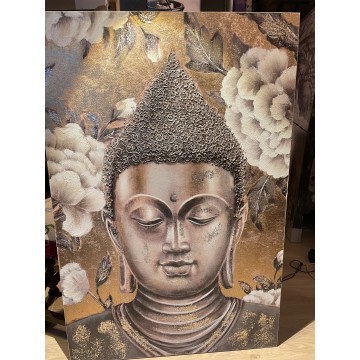 Buddha maleri / billede 60 x 90 - Spirituelle billeder - GodKarmaShop