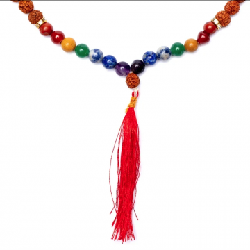 Chakra Mala kæde med Rudraksha - Mala Halskæder - GodKarmaShop