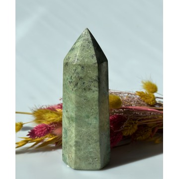 Chrysocolla Tårn 14,5 cm - Tårne og spidser - GodKarmaShop