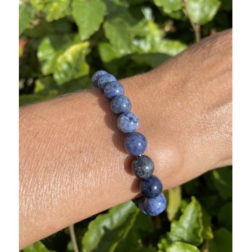 Dumortierit blå armbånd 8mm - Krystal Armbånd - GodKarmaShop