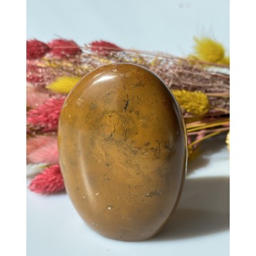 Gul jaspis freeform 9 - 10 cm - krystaller og sten div. - GodKarmaShop