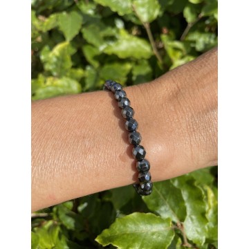 Hæmatit armbånd facetslebet - Krystal Armbånd - GodKarmaShop