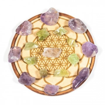 Krystal grid - Healing - krystaller og sten div. - GodKarmaShop