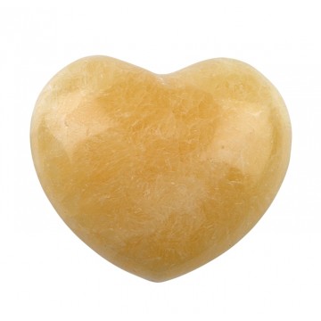 Orange calcit hjerte - Hjerter - GodKarmaShop