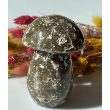 Orbicular paddehat 9,8 cm - krystaller og sten div. - GodKarmaShop