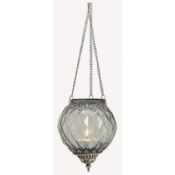 Orientalsk lampe med gråt glas - Lanterner - GodKarmaShop