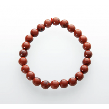 Rød jaspis armbånd 8 mm - Rød jaspis - GodKarmaShop