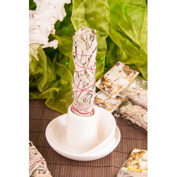 Salvie keramik holder - Røgelses holder - GodKarmaShop