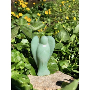 Skytsengel i Aventurin 5 cm - Engle statuer - GodKarmaShop