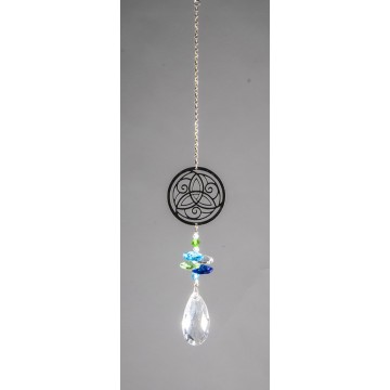 Solfanger med keltisk knude - Feng Shui Krystal - GodKarmaShop