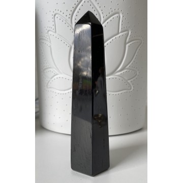 Sort turmalin tårn 332 g - Turmalin - GodKarmaShop