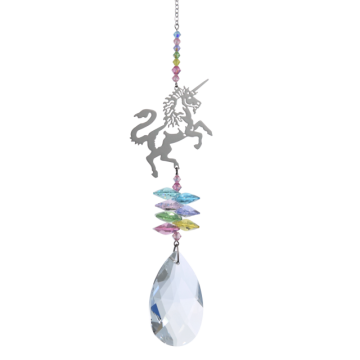 Swarovski Krystal m. Unicorn - Swarovski krystaller Large - GodKarmaShop