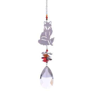 Swarovski Krystal Ræv - Swarovski krystaller Large - GodKarmaShop