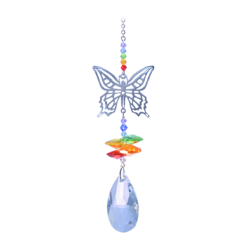 Swarovski Krystal sommerfugl regnbue - Swarovski krystaller small - GodKarmaShop