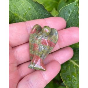 Unakit Engel - 4cm - krystaller og sten div. - GodKarmaShop