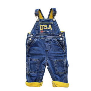 The Children’s Place  -Vintage overalls, str. 68/74 – demin/fleece