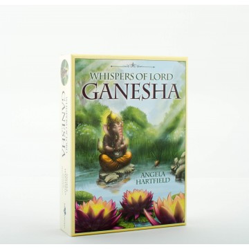 Whispers of Lord Ganesha kort - Orakelkort og Englekort på engelsk - GodKarmaShop
