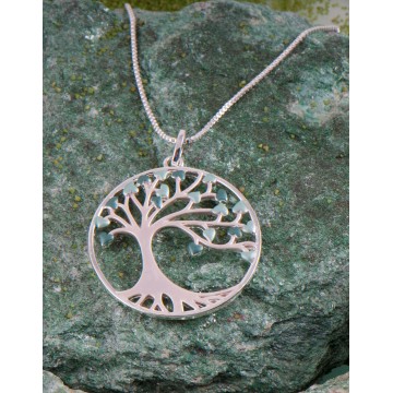 Yggdrasil vedhæng med 50 kæde - Spirituelle smykker - GodKarmaShop