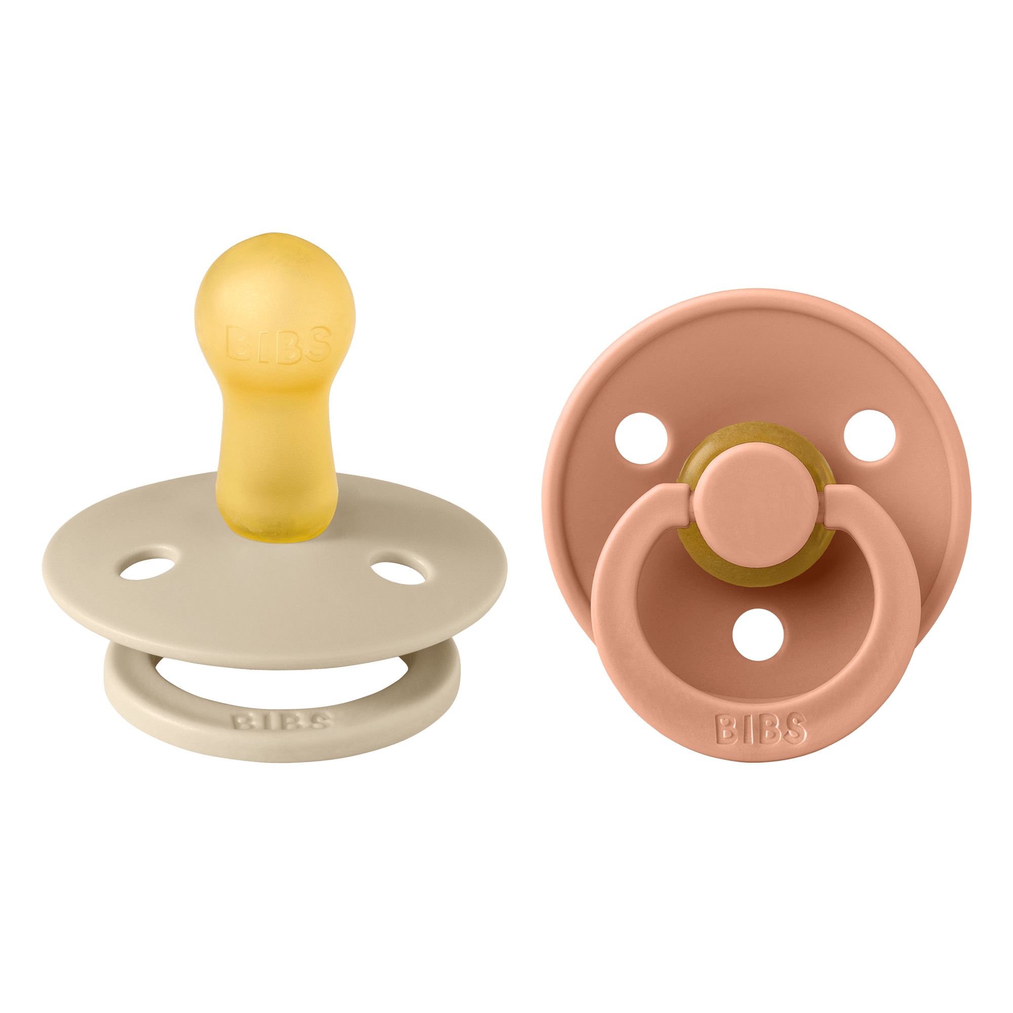 BIBS – Sutter, Colour rund, Vanilla/peach