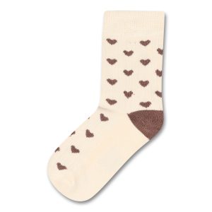 MiniPop® – Bamboo Heart Socks, Tuscany Brown