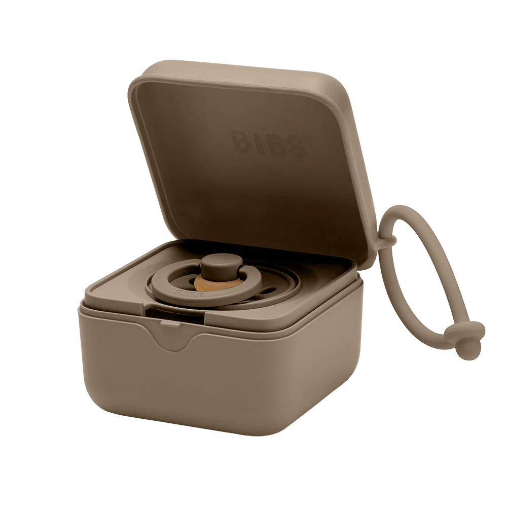 BIBS – Pacifier Box, Dark Oak
