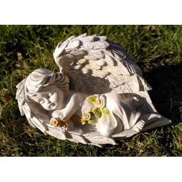 Blomster engel - Engle statuer - GodKarmaShop