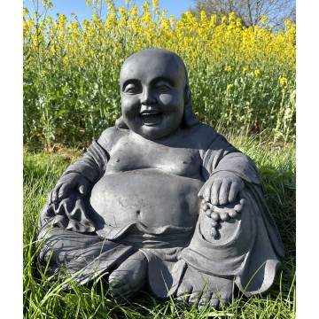 Happy Buddha stor 60 cm - Buddha store statuer - GodKarmaShop
