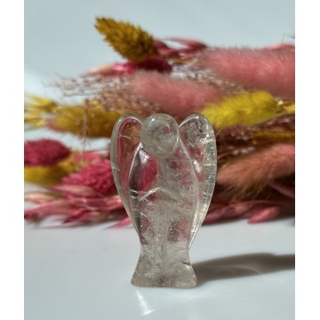 Skytsengel røgkvarts - Engle i krystaller - GodKarmaShop