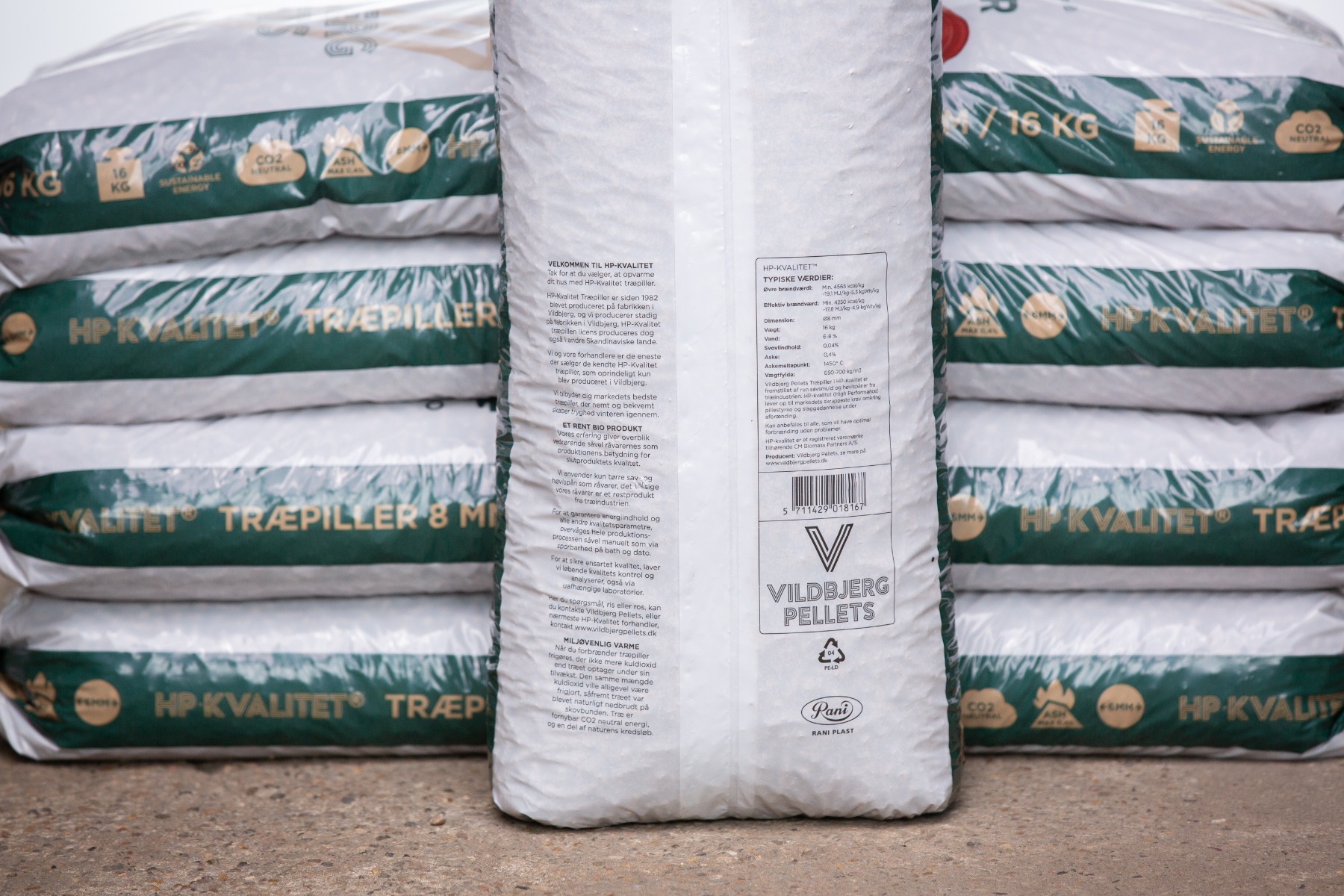 Vildbjerg HP Premium 8 mm træpiller  896 kg - Image 2