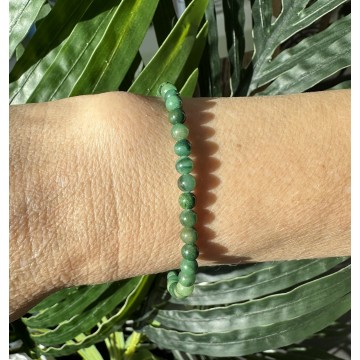 Prasem armbånd 4 mm - krystaller og sten div. - GodKarmaShop