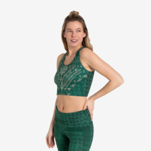 Yoga Top/BH Buddhi emerald - Størrelse: XXL - Yoga tøj - Spirit Of Om - GodKarmaShop