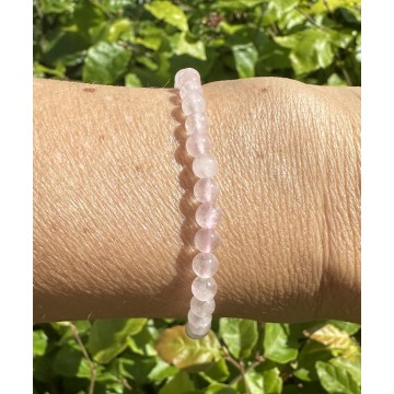 Rosakvarts armbånd / ankelkæde - Krystal Armbånd - GodKarmaShop