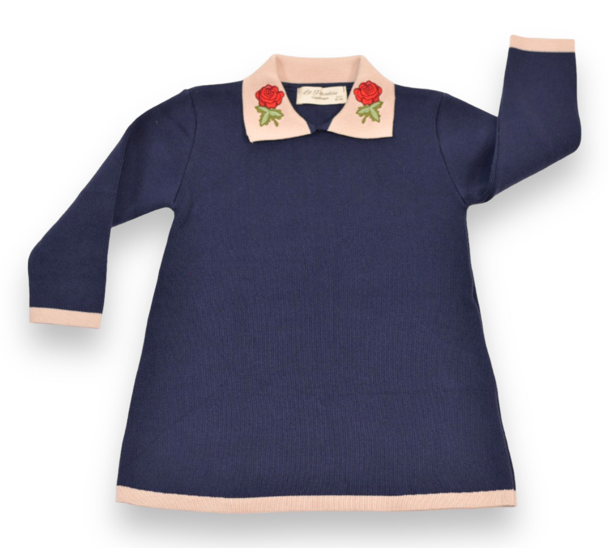 Lil´ Paradise Copenhagen – Navy Rose dress, dark blue