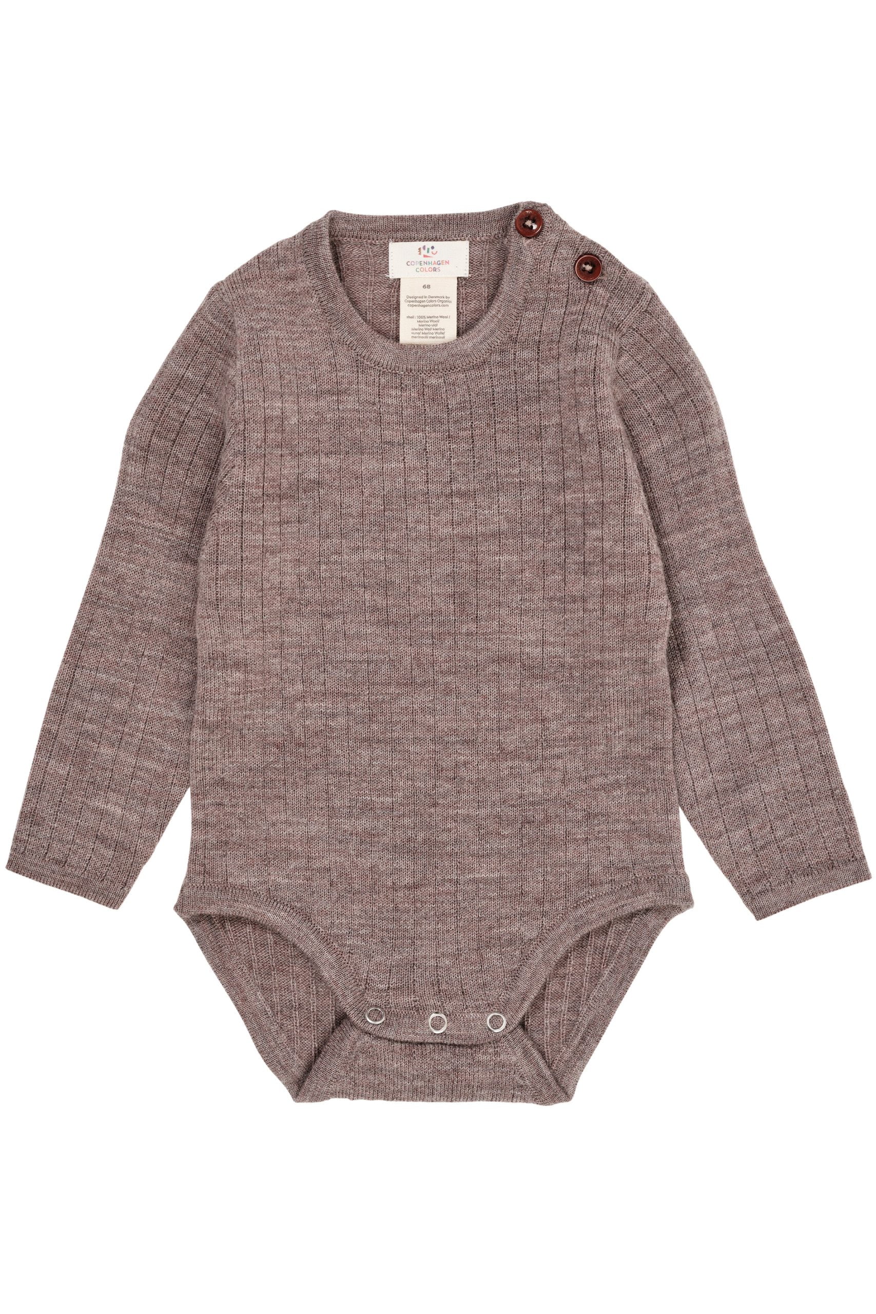 Copenhagen Colors – MERINO LS RIB BODYSTOCKING