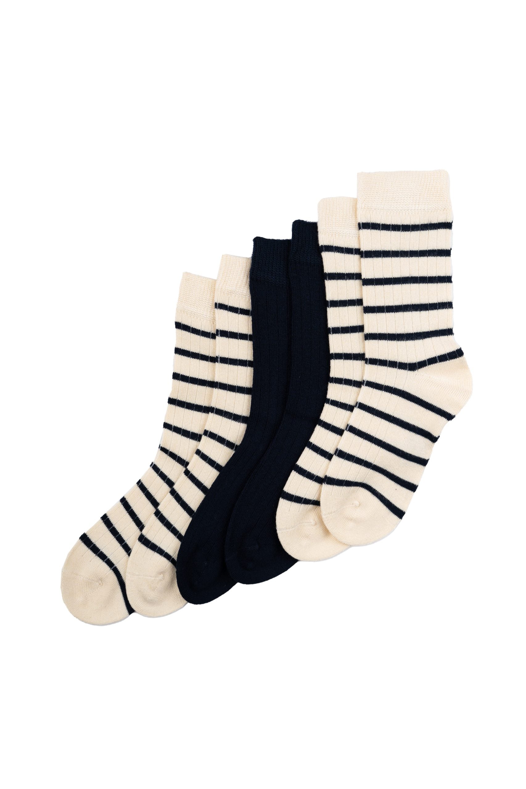 MiniPop® – 3 stk. Bamboo Socks Sport, Navy
