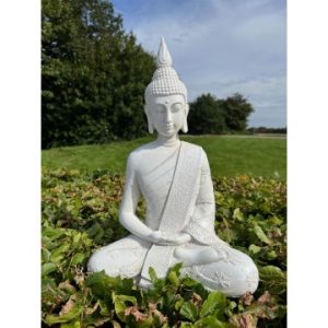 Thailandsk hvid Buddha - Thailanske Buddha statuer - GodKarmaShop
