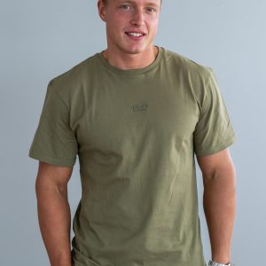 Wavy Tee Oversized Army Green (Størrelse: L)