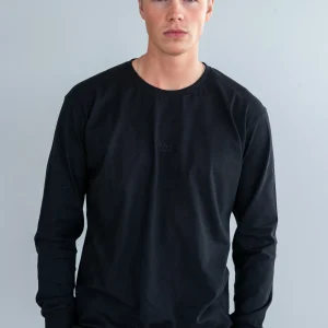 Wavy Copenhagen Oversized Ls Tee Black (Størrelse: M)