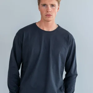 Wavy Copenhagen Oversized Ls Tee Navy (Størrelse: L)