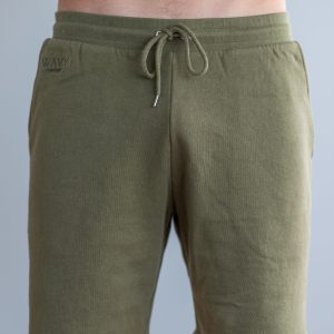 Wavy Copenhagen Sweatshorts Army Green (Størrelse: L)