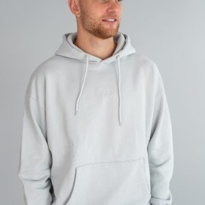 Wavy Copenhagen Hoodie Oversized Grey (Størrelse: S)