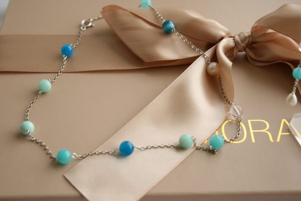 Necklace "Aqua" short - Image 3