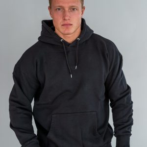 Wavy Copenhagen Hoodie Oversized Black (Størrelse: M)
