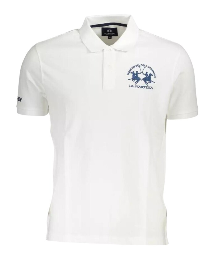 La Martina Polo Piquet White (Størrelse: M)
